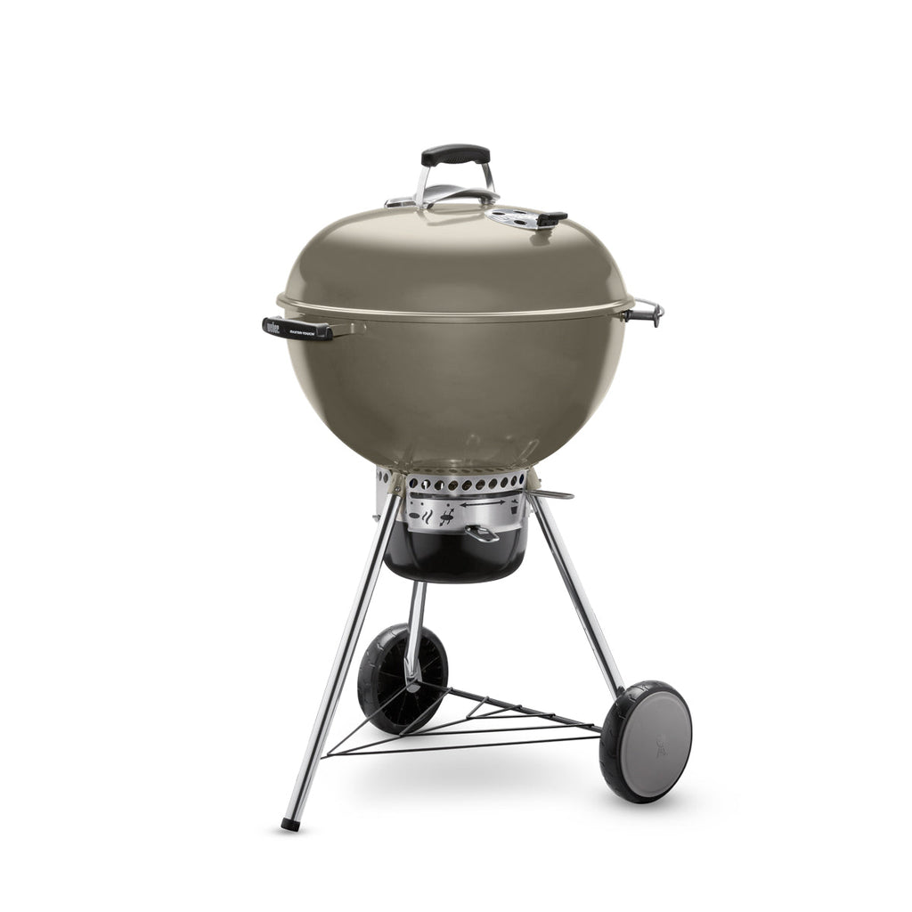 Weber Master Touch GBS C-5750 57cm Charcoal BBQ - Smoke Grey - Free Weber Rapidfire Chimney Charcoal Starter Set Included